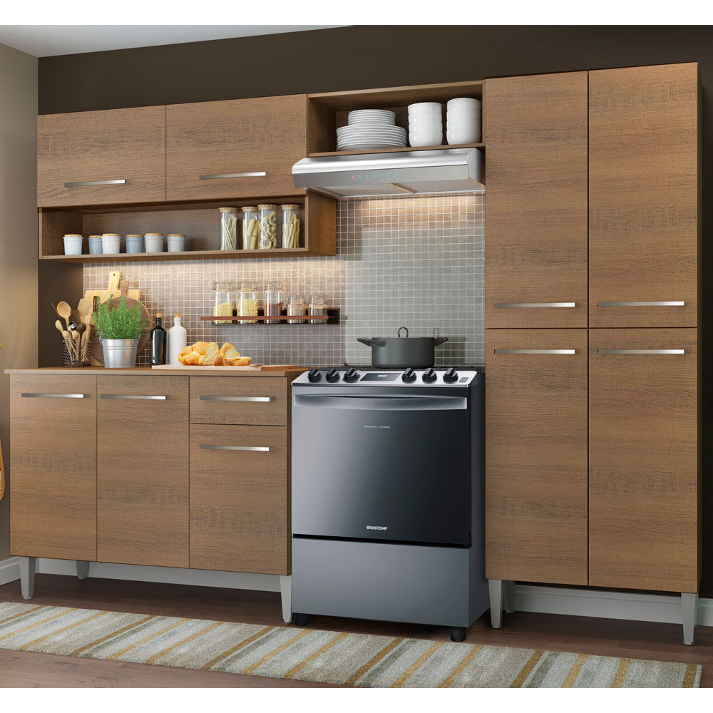 Madesa Full Modular Kitchen Complete Set with Cabinets Ample Storage 2 ...