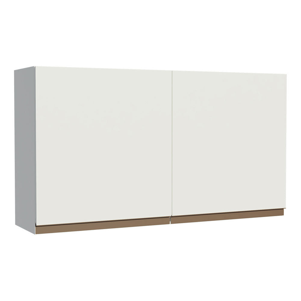 Madesa Reims 120 cm 2-Door Wall Cabinet – White