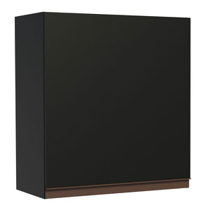 
                  
                    Load image into Gallery viewer, Madesa Reims 60 cm 1-Door Wall Cabinet - Black
                  
                