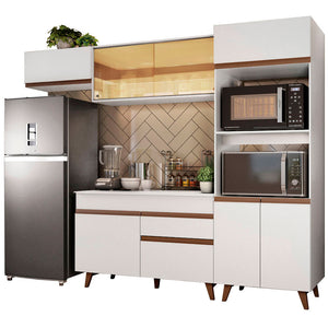 
                  
                    Load image into Gallery viewer, Complete Kitchen Madesa Reims 260001 with Cabinet and Countertop – White
                  
                