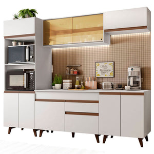 
                  
                    Load image into Gallery viewer, Complete Kitchen Madesa Reims 260002 with Cabinet and Countertop – White
                  
                