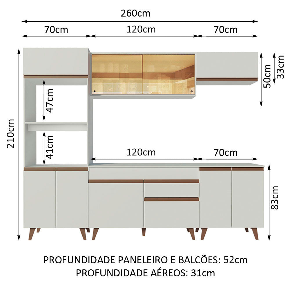 
                  
                    Load image into Gallery viewer, Complete Kitchen Madesa Reims 260002 with Cabinet and Countertop – White
                  
                