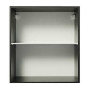 
                  
                    Load image into Gallery viewer, Madesa Reims 60 cm 1-Door Wall Cabinet - Black
                  
                