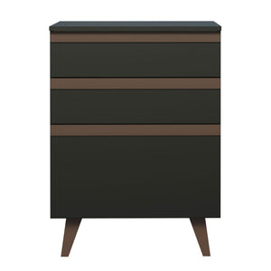 
                  
                    Load image into Gallery viewer, Madesa Reims Cabinet 60 cm 3 Drawers - Black
                  
                