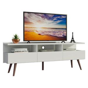 
                  
                    Load image into Gallery viewer, MADESA TV Stand with 3 Doors, for TVs up to 65 Inches, Wood, 160 W x 58 H x 36 D Cm - White
                  
                