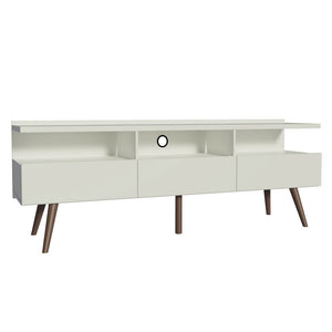 
                  
                    Load image into Gallery viewer, MADESA TV Stand with 3 Doors, for TVs up to 65 Inches, Wood, 160 W x 58 H x 36 D Cm - White
                  
                