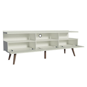 
                  
                    Load image into Gallery viewer, MADESA TV Stand with 3 Doors, for TVs up to 65 Inches, Wood, 160 W x 58 H x 36 D Cm - White
                  
                