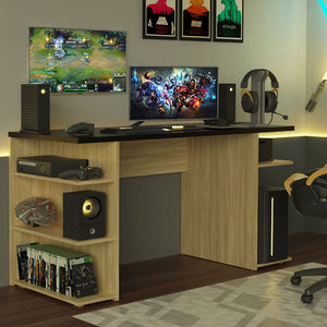 
                  
                    Load image into Gallery viewer, Madesa Gaming Engineered Wood Computer Desk
                  
                