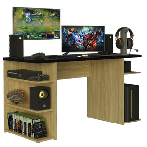 
                  
                    Load image into Gallery viewer, Madesa Gaming Engineered Wood Computer Desk
                  
                