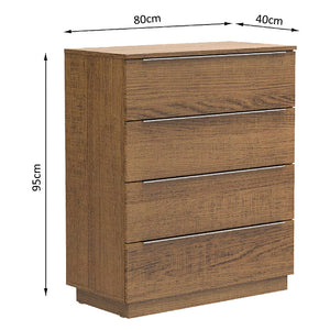 
                  
                    Load image into Gallery viewer, Madesa Chest of Drawers Engineered Wood Free Standing Chest of Drawers
                  
                